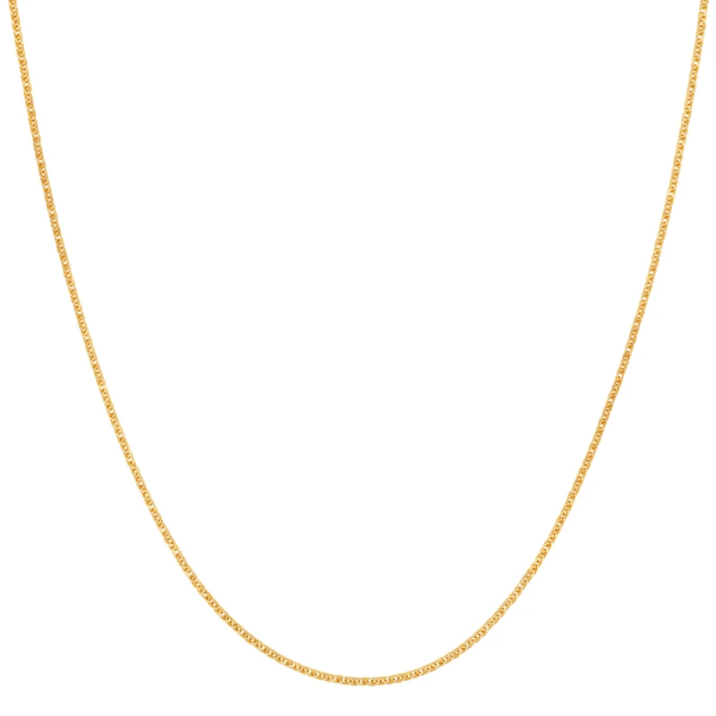 Łańcuszek złoty Lisi ogon 0,09 cm