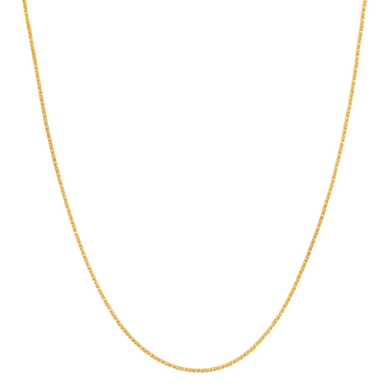 Łańcuszek złoty Lisi ogon 0,1 cm