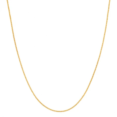 Łańcuszek złoty Lisi ogon 0,1 cm SADVA