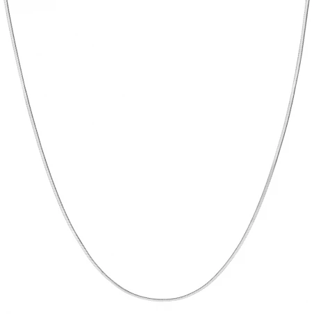 Naszyjnik srebrny żmijka kwadratowa 0,08 cm SADVA