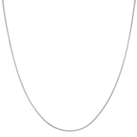 Naszyjnik srebrny żmijka okrągła 0,08 cm SADVA
