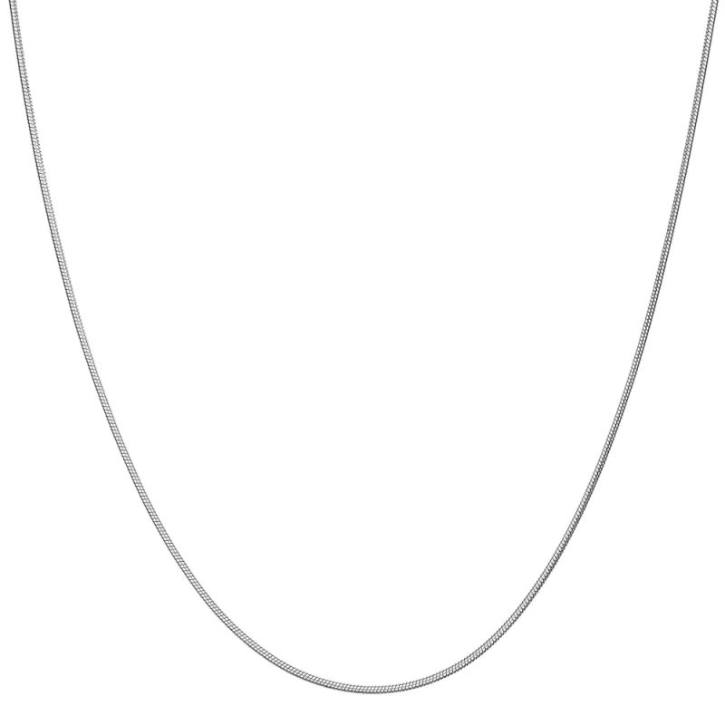 Naszyjnik srebrny żmijka okrągła 0,1 cm
