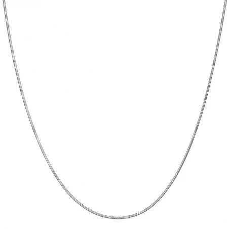 Naszyjnik srebrny żmijka okrągła 0,1 cm SADVA