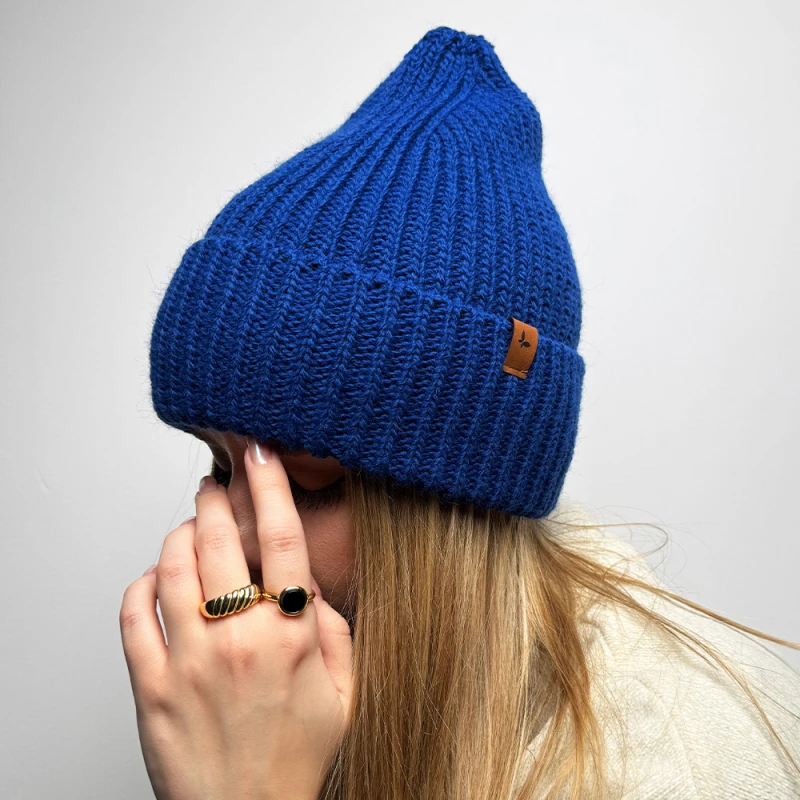 Czapka zimowa beanie Navy I