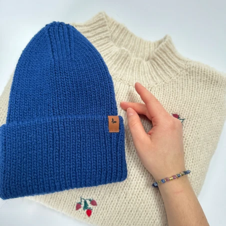 Czapka zimowa beanie Navy I 2